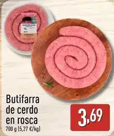 ALDI Butifarra de cerdo en rosca oferta
