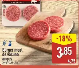 ALDI Burger meat de vacuno angus oferta