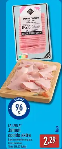 ALDI La tabla - jamon cocido extra oferta
