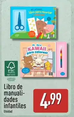 ALDI Libro de manualidades infantiles oferta