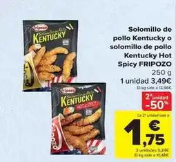 Carrefour Fripozo - solomillo de pollo kentucky o solomillo de pollo kentucky hot spicy oferta