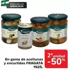 Carrefour Fragata - en gama de aceitunas y encurtidos oferta