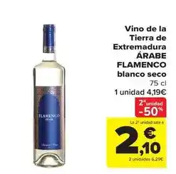Carrefour Árabe - vino de la tierra de extremadura oferta