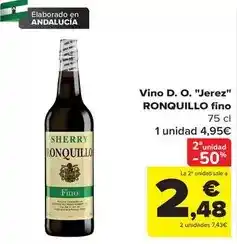 Carrefour Sherry - vino d. o. jerez fino oferta