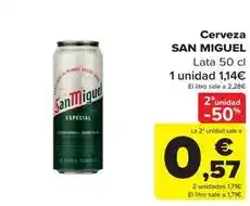 Carrefour San miguel - cerveza oferta