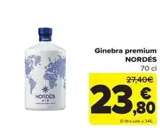 Carrefour Nordes - ginebra premium oferta