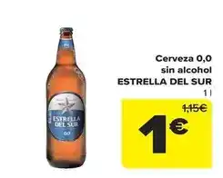 Carrefour Estrella del sur - cerveza 0.0 sin alcohol oferta