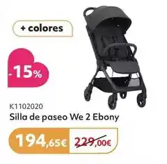 Chicco - silla de paseo we 2 ebony