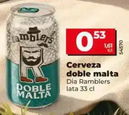 Dia Dia - cerveza doble malta oferta