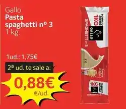 GM Cash & Carry Gallo - pasta spaghetti oferta