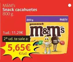 GM Cash & Carry M&m's - snack cacahuetes oferta