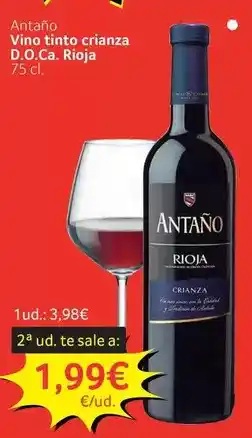 GM Cash & Carry De antaño - vino tinto crianza d.o.ca. rioja oferta