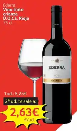 GM Cash & Carry Ederra - vino tinto crianza d.o.ca. rioja oferta