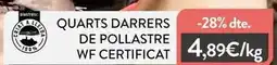 Plusfresc Quarts darrers de pollastre wf certificat oferta