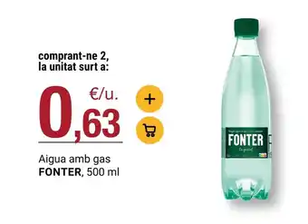 BonpreuEsclat Fonter - aigua amb gas oferta