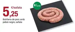 BonpreuEsclat Botifarra de porc amb pebre negre, safata oferta
