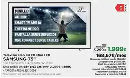 El Corte Inglés Samsung - televisor neo qled mini led oferta