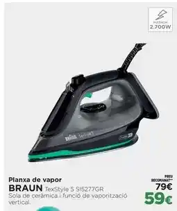 El Corte Inglés Braun - planxa de vapor oferta