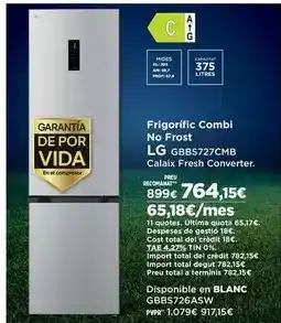 El Corte Inglés Lg - frigorific combi no frost oferta