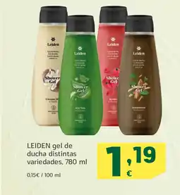 HiperDino LEIDEN gel de ducha distintas variedades oferta
