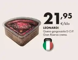 Supermercados Lupa LEONARDI Queso gorgonzola D.O.P. Gran Riserva crema oferta