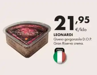 Supermercados Lupa LEONARDI Queso gorgonzola D.O.P. Gran Riserva crema oferta
