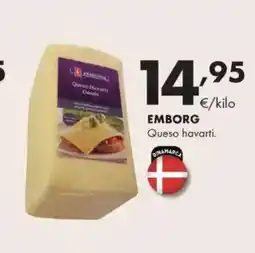 Supermercados Lupa EMBORG Queso havarti oferta