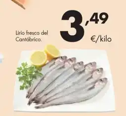 Supermercados Lupa Lirio fresco del Cantábrico oferta