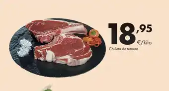 Supermercados Lupa Chuleta de ternera oferta