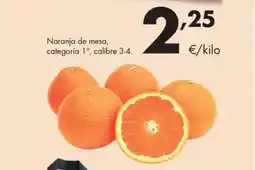 Supermercados Lupa Naranja de mesa oferta