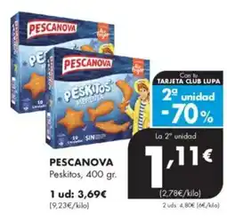 Supermercados Lupa PESCANOVA Peskitos oferta