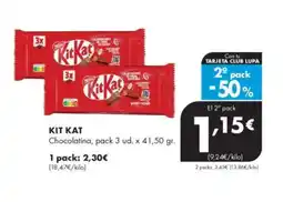 Supermercados Lupa KIT KAT Chocolatina oferta