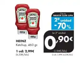 Supermercados Lupa HEINZ Ketchup oferta