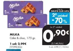 Supermercados Lupa MILKA Cake & choc oferta