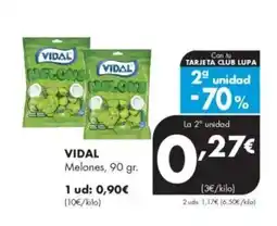 Supermercados Lupa VIDAL Melones oferta
