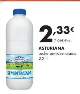 Supermercados Lupa ASTURIANA Leche semidesnatada oferta