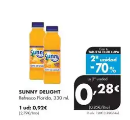 Supermercados Lupa SUNNY DELIGHT Refresco Florida oferta