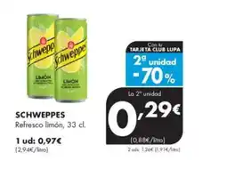 Supermercados Lupa SCHWEPPES Refresco limón oferta