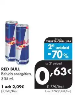 Supermercados Lupa RED BULL Bebida energética oferta