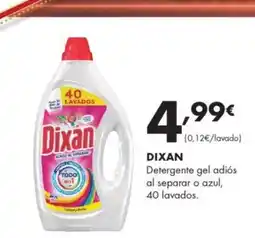 Supermercados Lupa DIXAN Detergente gel adiós al separar o azul 40 lavados oferta