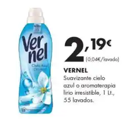 Supermercados Lupa VERNEL Suavizante cielo azul o aromaterapia lirio irresistible oferta