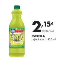 Supermercados Lupa ESTRELLA Lejía limón oferta
