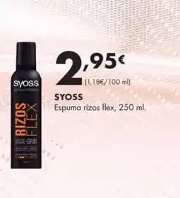 Supermercados Lupa SYOSS Espuma rizos flex, oferta