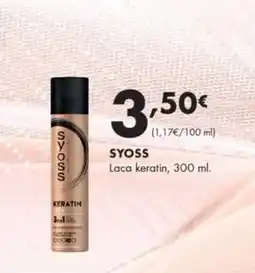 Supermercados Lupa SYOSS Laca keratin oferta