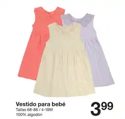 Zeeman Vestido para bebé oferta