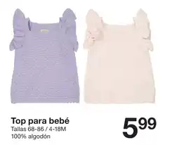 Zeeman Top para bebé oferta