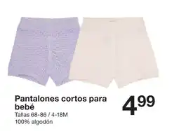 Zeeman Pantalones cortos para bebé oferta