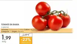 Supermercados Plaza Tomate en rama oferta