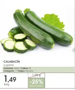 Supermercados Plaza Calabacín oferta