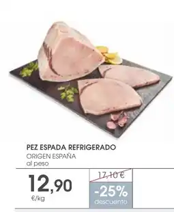 Supermercados Plaza Pez espada refrigerado oferta